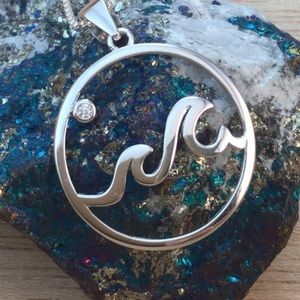 Wave Necklace Sterling Silver .925